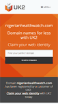 Mobile Screenshot of nigerianhealthwatch.com